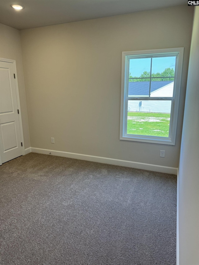 1282 Sessions Rd, Elgin, SC 29045 - carpeted spare room with baseboards and recessed lighting