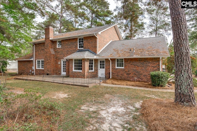 view of rear view of house