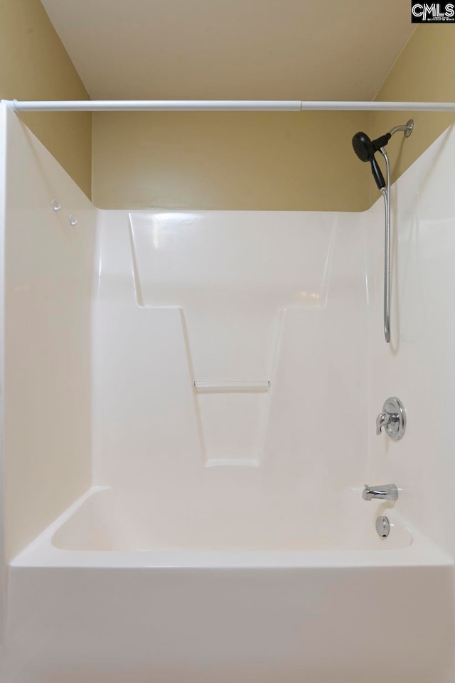 bathroom featuring bathing tub / shower combination