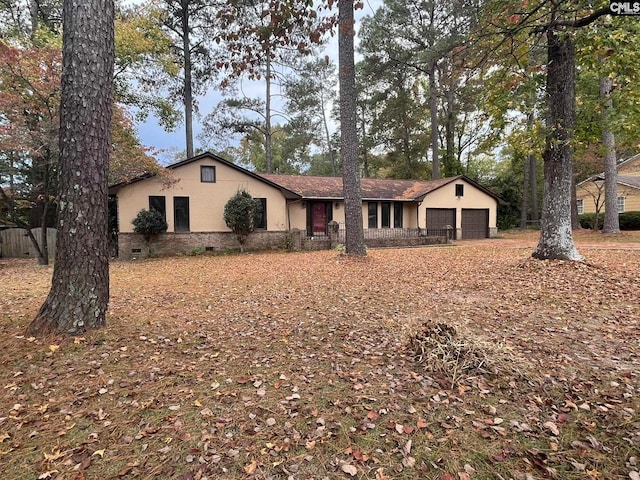 view of ranch-style house