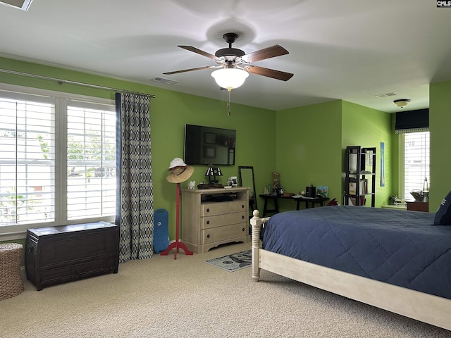 345 Old Wood Dr, Columbia, SC 29212 - carpeted bedroom with ceiling fan
