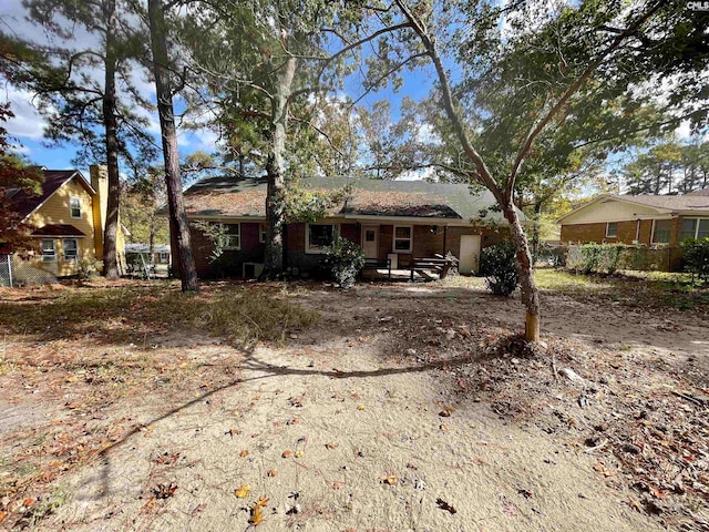 view of rear view of property