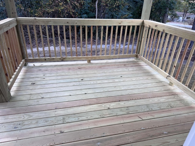 353 Line St, Batesburg, SC 29006 - view of wooden terrace
