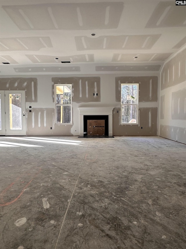 view of unfurnished living room