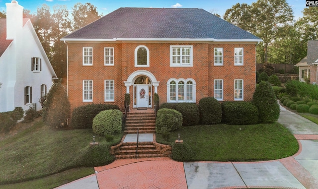 view of colonial home