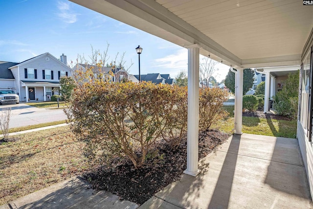 view of patio / terrace featuring a porch