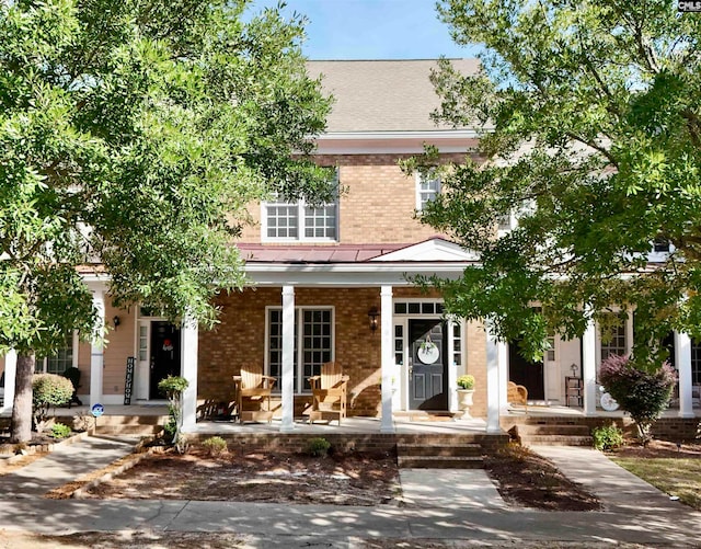 view of front of house with a porch