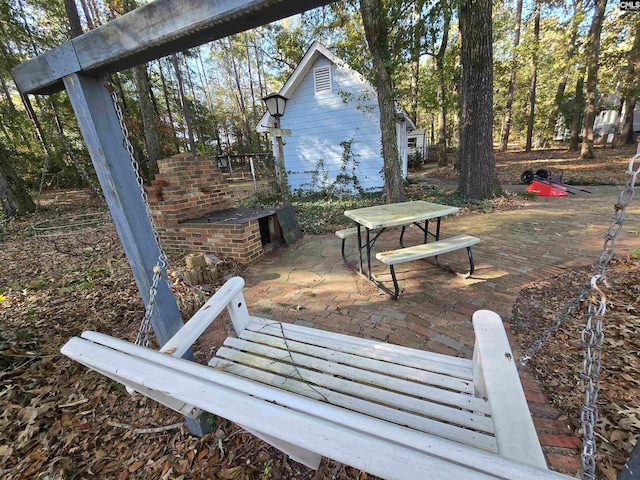 view of patio