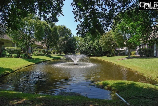 view of water feature