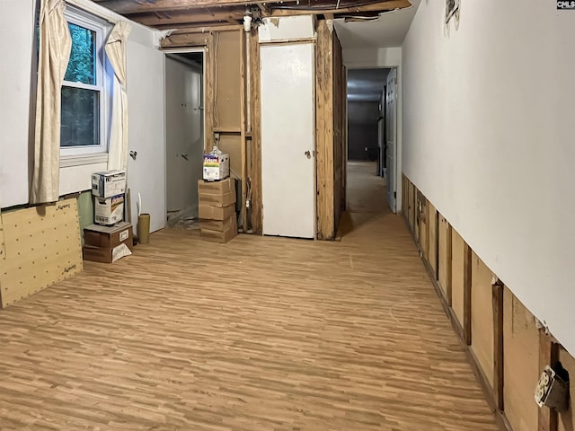 4650 Crystal Dr, Columbia, SC 29206 - unfinished basement featuring light wood-type flooring