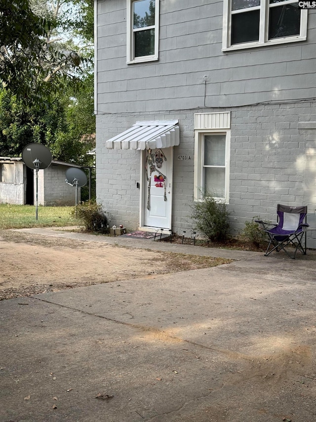 view of entrance to property