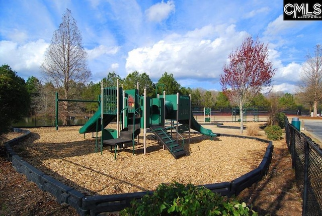 view of play area