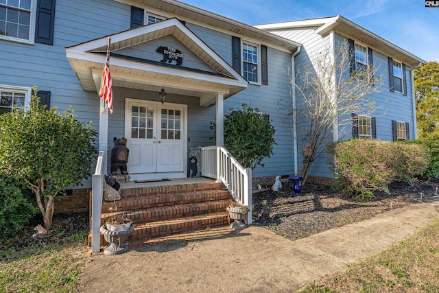 view of front of property