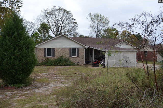 view of ranch-style home