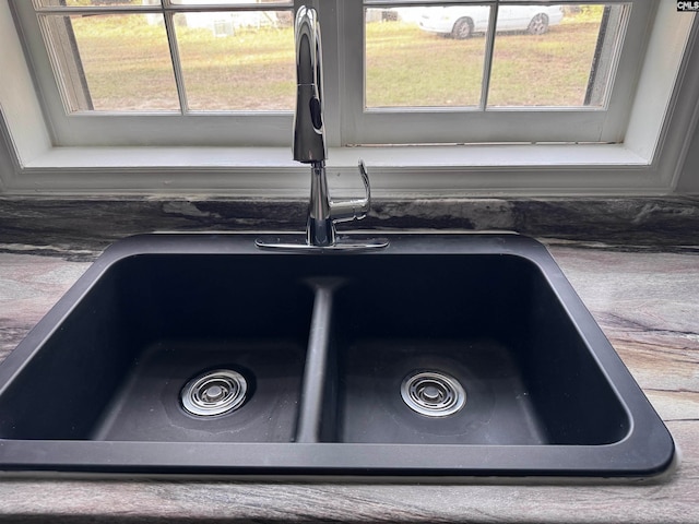 interior details with sink