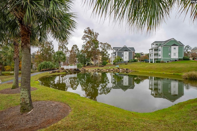 view of water feature