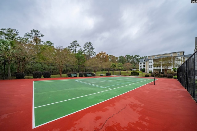 view of sport court