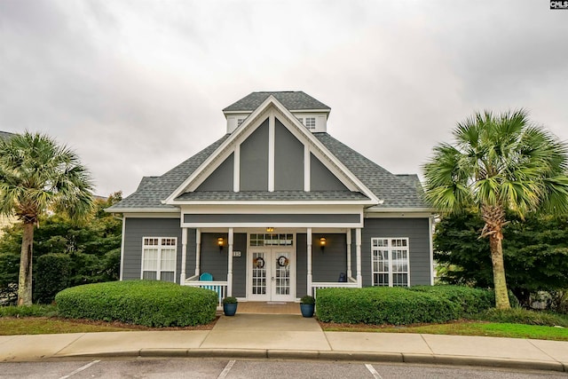 view of front of house with a porch