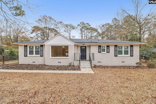 view of ranch-style house