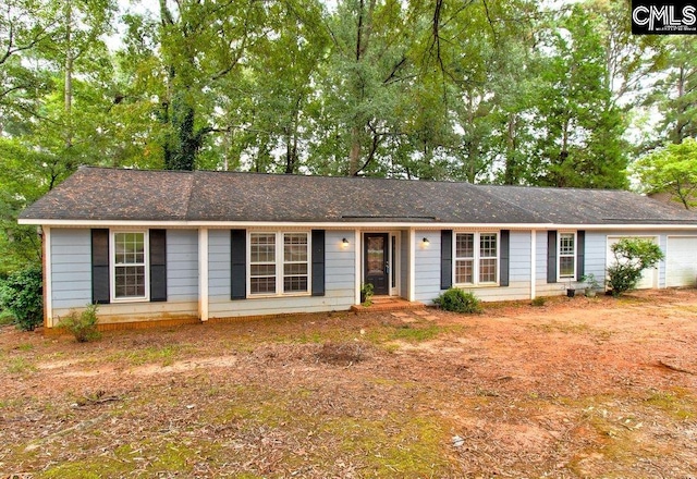 view of ranch-style house