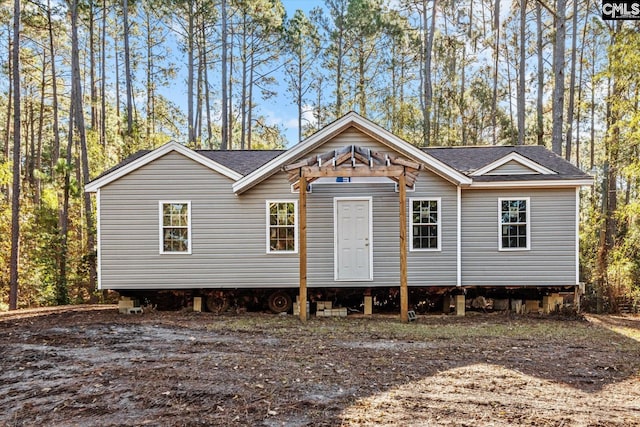 view of back of property