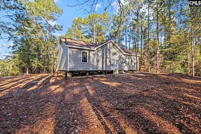 view of side of property