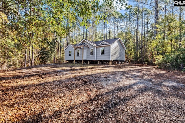 view of front of property