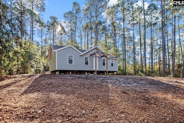 view of front of home