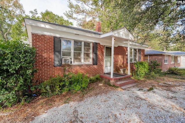 view of front of property