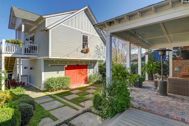 exterior space with a patio area