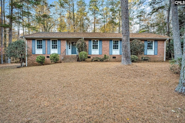 view of ranch-style house