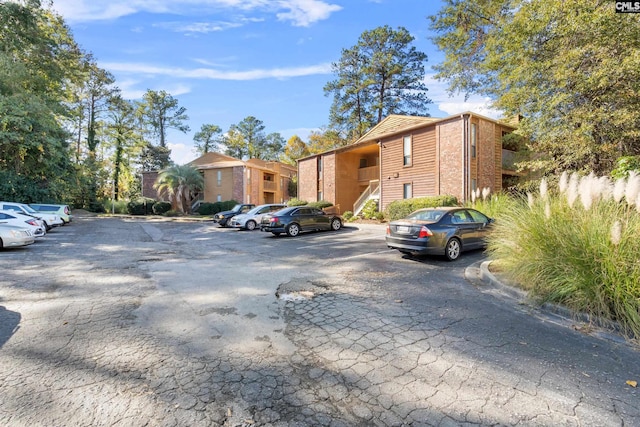 view of car parking