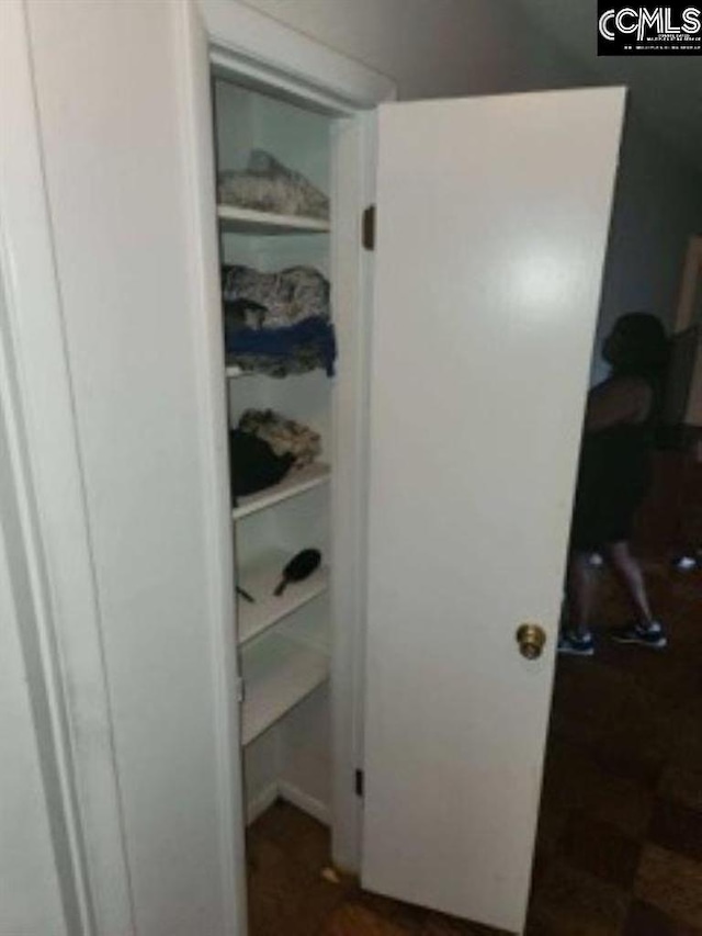 view of closet