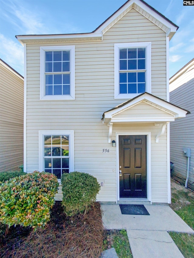 view of front of home