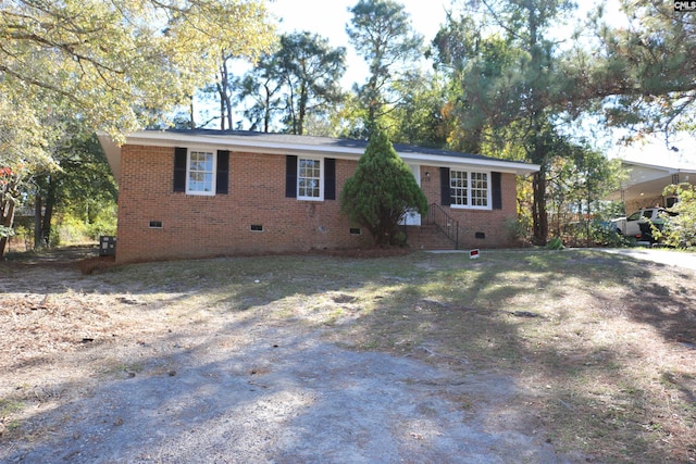 view of ranch-style house