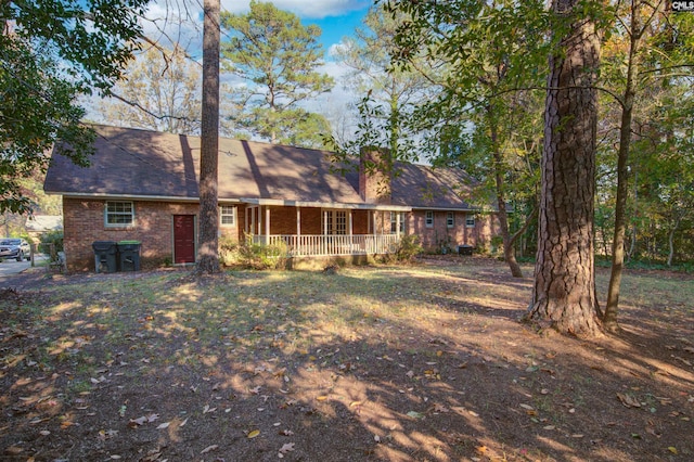 view of rear view of house