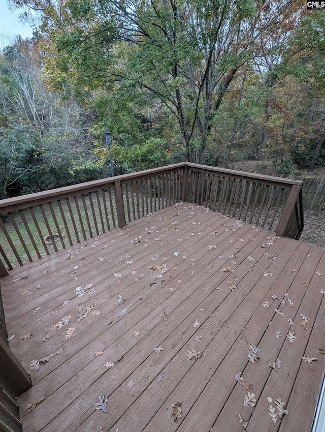 view of deck