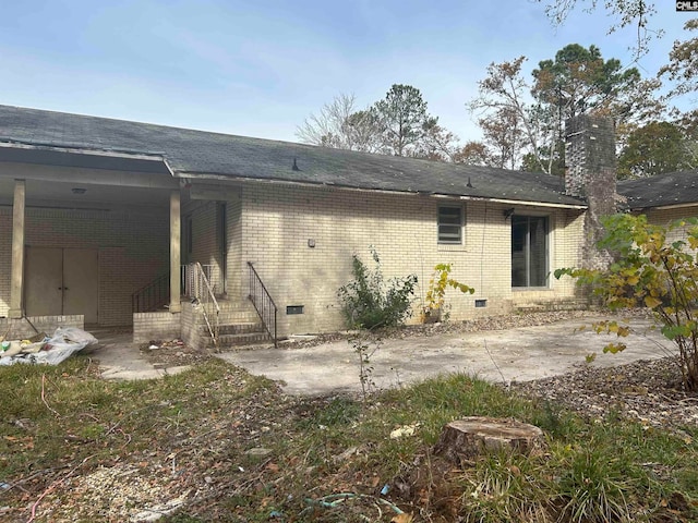 view of rear view of property