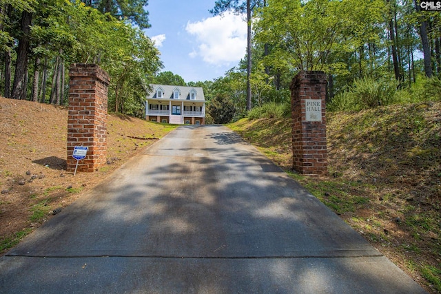 view of road