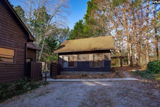 view of front of home