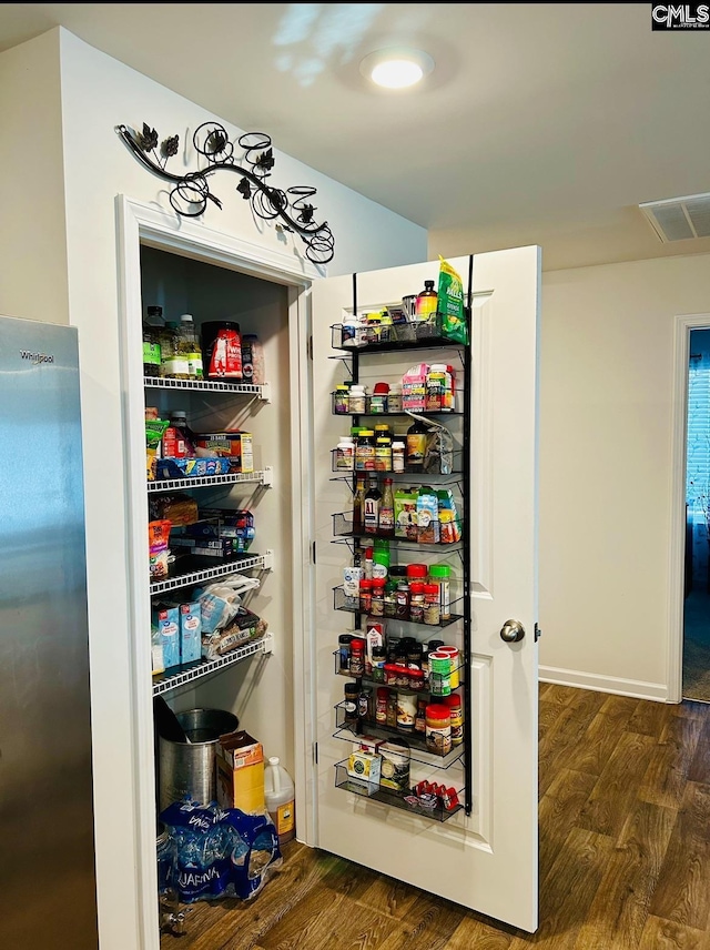 view of pantry