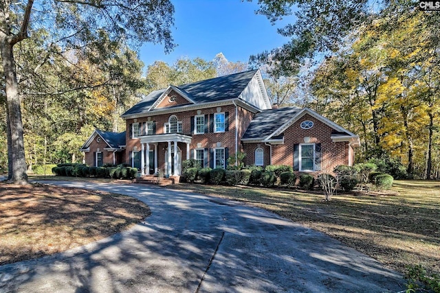 view of colonial inspired home