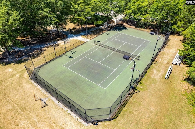 view of tennis court