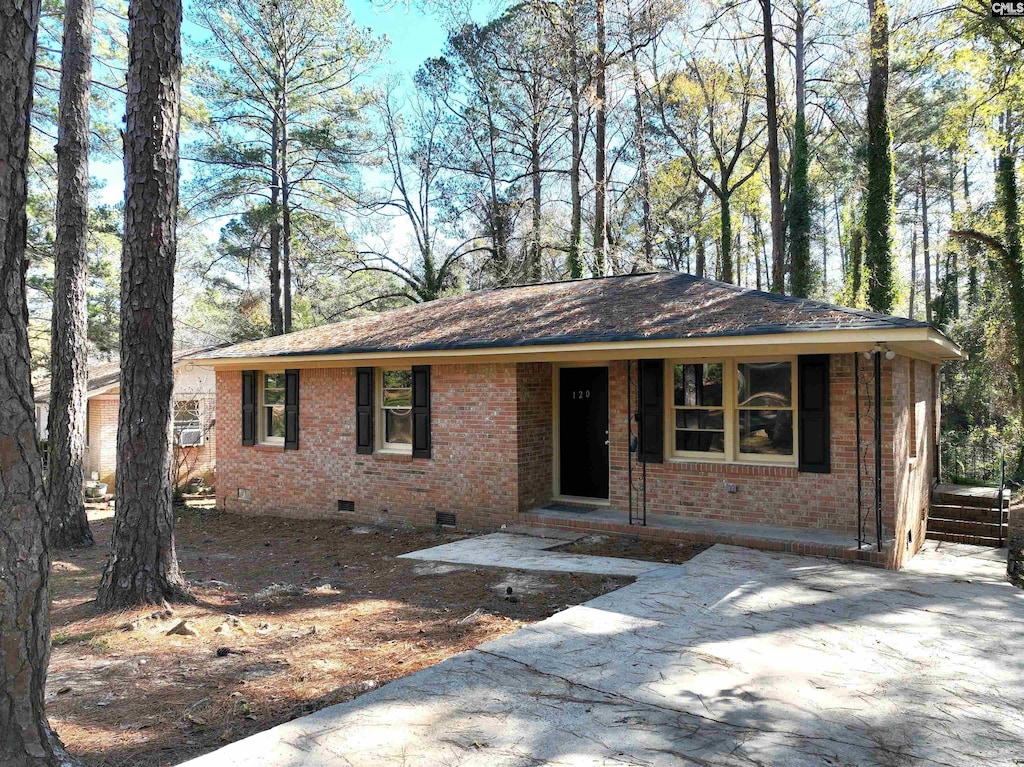 view of ranch-style home