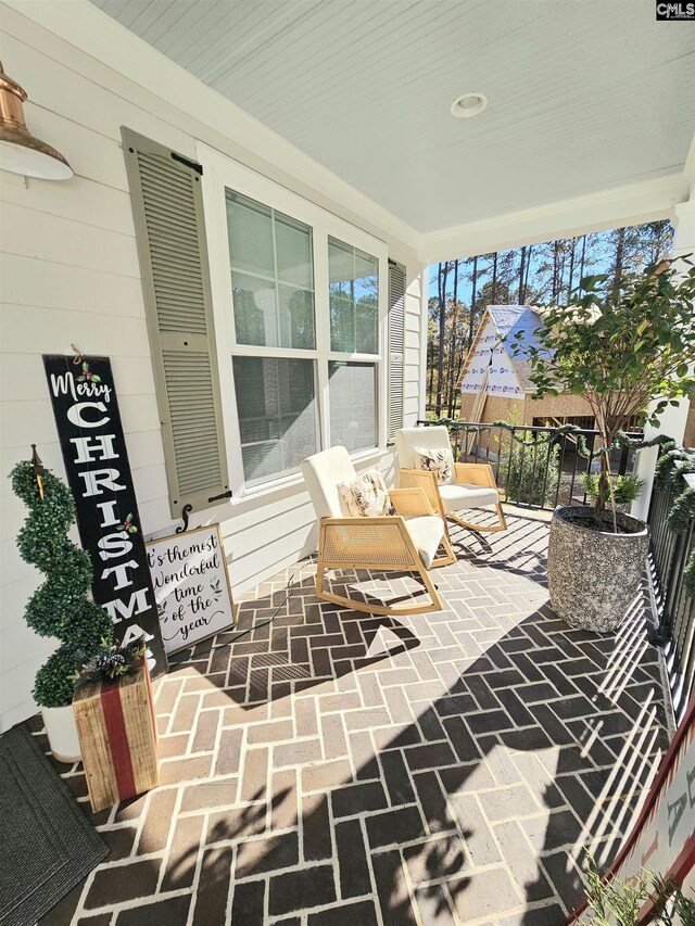 235 Clayborn Dr, Lexington, SC 29072 - view of patio / terrace featuring a porch