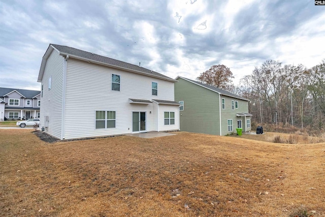 rear view of house with a patio area