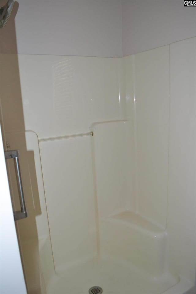 bathroom featuring a shower