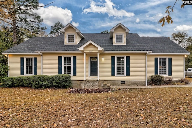 view of front of property