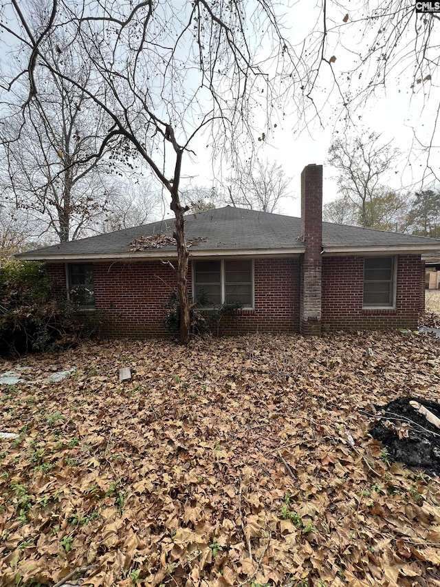 view of rear view of house