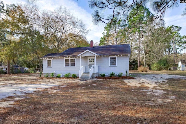 view of front of property